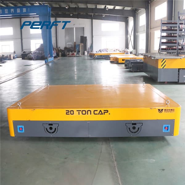 motorized rail cart with swivel casters 120 tons